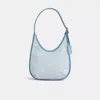 Coach Restored Ergo Shoulder Bag In Signature Jacquard In Brass/marble Azure