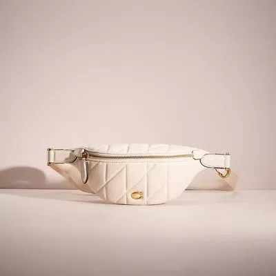 Coach Restored Essential Belt Bag With Pillow Quilting In White