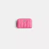 Coach Restored Essential Small Zip Around Card Case With Pillow Quilting