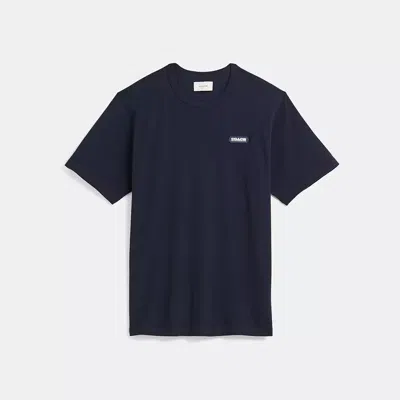 Coach Restored Essential T Shirt In Navy