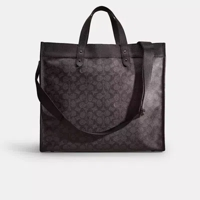 Coach Restored Field Tote 40 In Signature Canvas