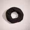 Coach Restored Fleece Textured Snood In Black