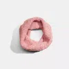 Coach Restored Fleece Textured Snood In Pink