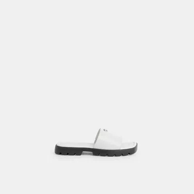 Coach Restored Florence Sandal In White