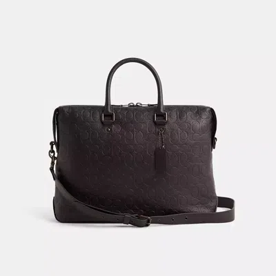 Coach Restored Gotham Brief In Signature Leather