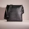 Coach Restored Gotham Slim Crossbody In Signature Canvas In Charcoal