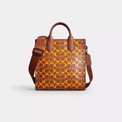 Coach Restored Gotham Tall Tote 24 In Signature Leather