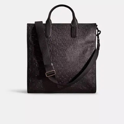 Coach Restored Gotham Tall Tote In Signature Leather In Multi