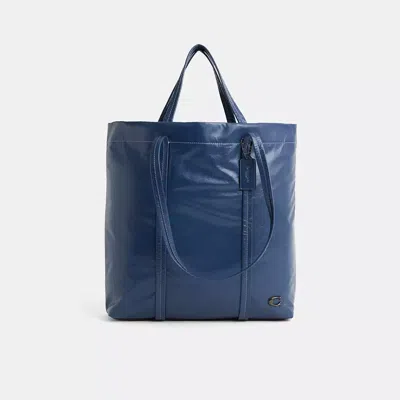 Coach Restored Hall Tote In Blue