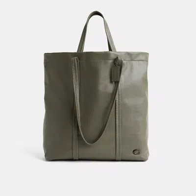 Coach Restored Hall Tote In Green