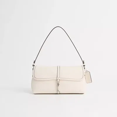 Coach Restored Hamptons Bag In Silver/chalk