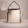 COACH RESTORED HARMONY HOBO 33 IN COLORBLOCK WITH SNAKESKIN DETAIL