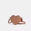 Coach Restored Heart Crossbody Bag In Signature Canvas