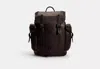 Coach Restored Hitch Backpack In Black Copper/black