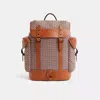 Coach Restored Hitch Backpack In Micro Signature Jacquard