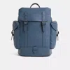 Coach Restored Hitch Backpack In Signature Leather In Blue