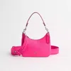 Coach Restored Hobo Crossbody With Signature Canvas In Dragon Fruit