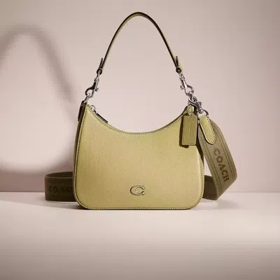 Coach Restored Hobo Crossbody With Signature Canvas In Moss