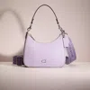 Coach Restored Hobo Crossbody With Signature Canvas In Soft Purple