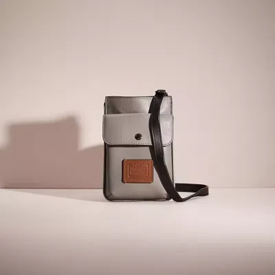 Coach Restored Hybrid Pouch In Colorblock In Gray