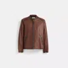 Coach Restored Icon Leather Racer Jacket