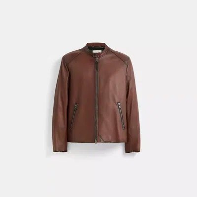 Coach Restored Icon Leather Racer Jacket