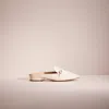 Coach Restored Irene Mule In Chalk