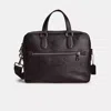 Coach Restored Kennedy Brief In Silver/black