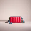 Coach Restored Kira Crossbody Bag With Colorblock Quilting In Pewter/candy Apple Multi