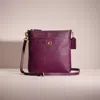 Coach Restored Kitt Messenger Crossbody In Brass/deep Berry