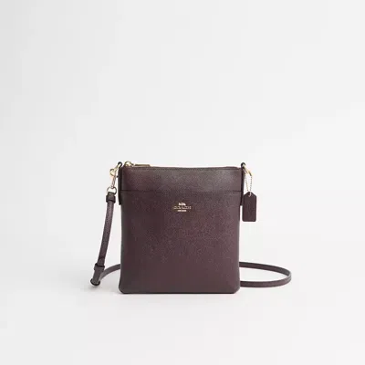 Coach Restored Kitt Messenger Crossbody In Gold/oxblood