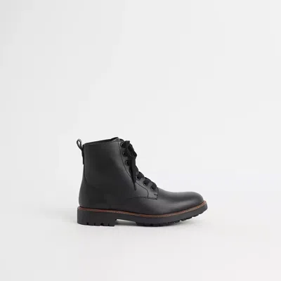 Coach Restored Lace Up Boot In Black