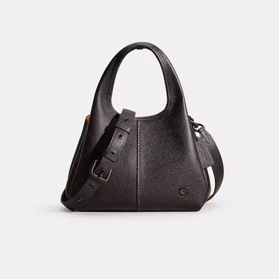 Coach Restored Lana 23 In Pewter/black