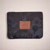 Coach Restored Large Multifunctional Pouch With Camo Print In Green/black