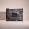 Coach Restored Large Multifunctional Pouch With Camo Print In Green/black