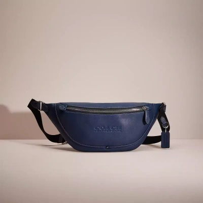 Coach Restored League Belt Bag In Blue