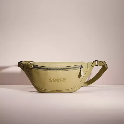 Coach Restored League Belt Bag In Green