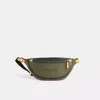 Coach Restored League Belt Bag In Colorblock In Green