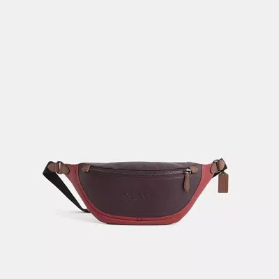 Coach Restored League Belt Bag In Colorblock