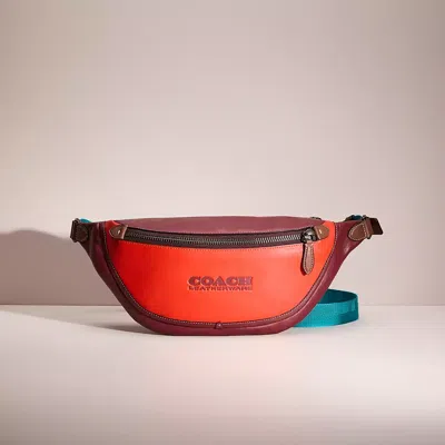 Coach Restored League Belt Bag In Colorblock