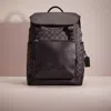 Coach Restored League Flap Backpack In Signature Jacquard