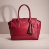Coach Restored Legacy Candace Medium Carryall In Silver/black Cherry