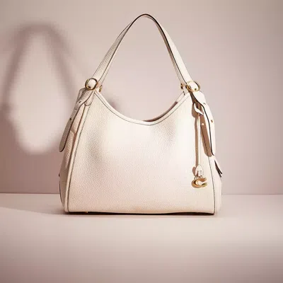 Coach Restored Lori Shoulder Bag In Brass/chalk