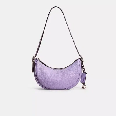Coach Restored Luna Shoulder Bag In Silver/light Violet