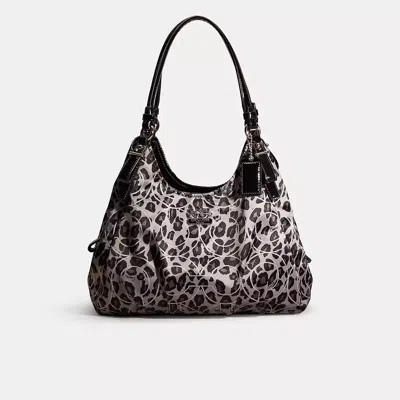 Coach Restored Madison Maggie Shoulder Bag In Gray