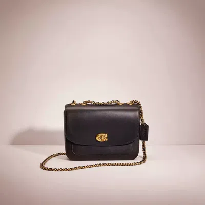 Coach Restored Madison Shoulder Bag In Brass/black