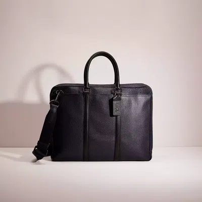 Coach Restored Metropolitan Slim Brief In Black | ModeSens