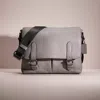 Coach Restored Metropolitan Soft Messenger In Black Antique Nickel/heather Grey