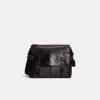 Coach Restored Metropolitan Soft Messenger In Signature Canvas In Gunmetal/charcoal