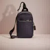 Coach Restored Metropolitan Soft Pack In Gunmetal/midnight Navy